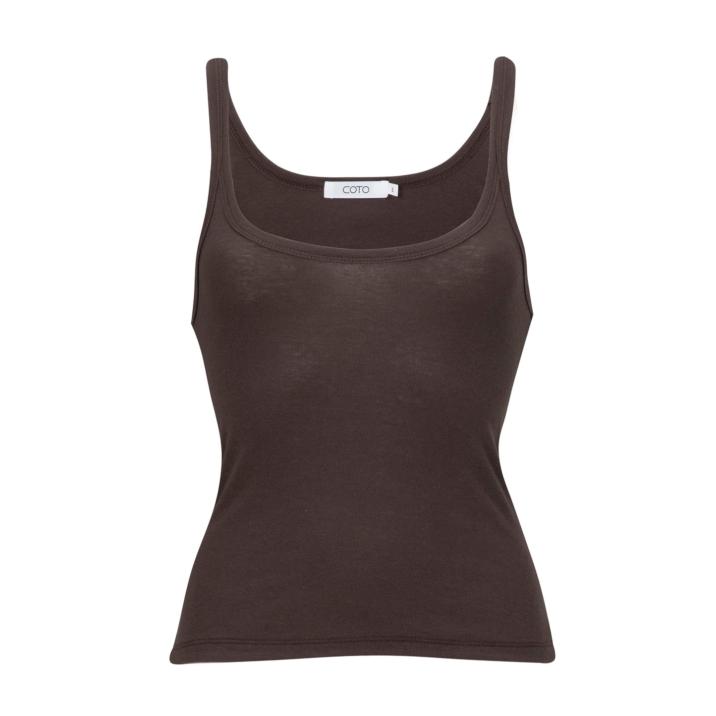 BASIC TANK TOP 024 COCOA