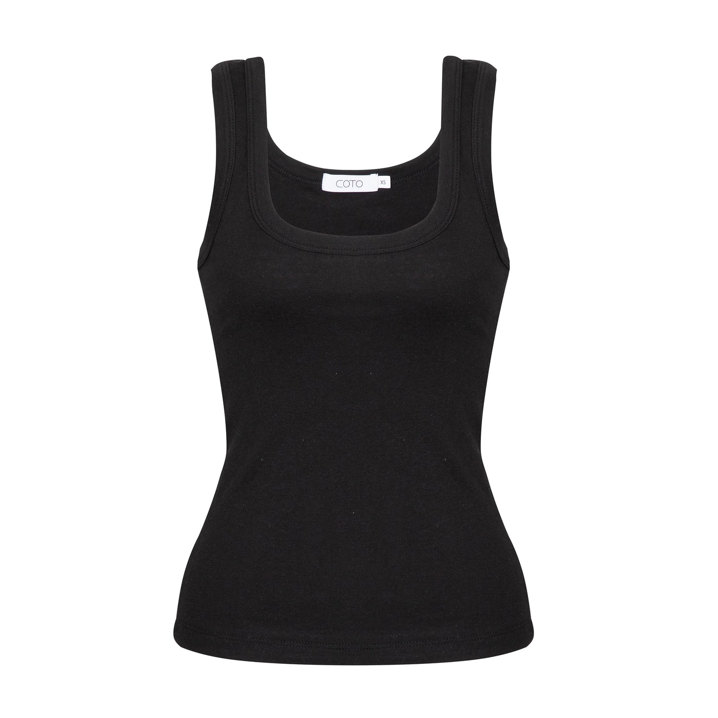 SQUARE TANK TOP 001 BLACK