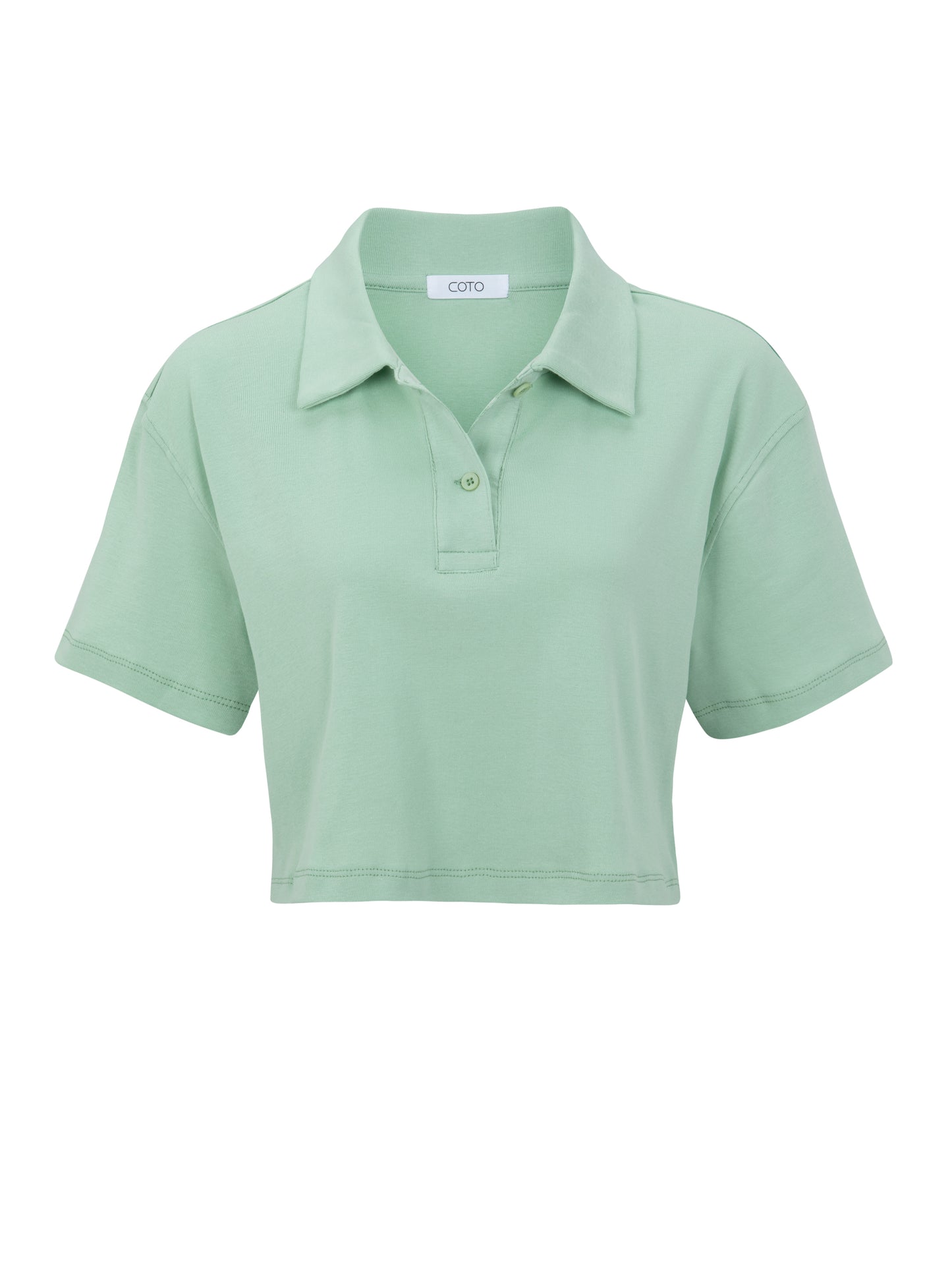 CROP POLO T-SHIRT 022 MINT