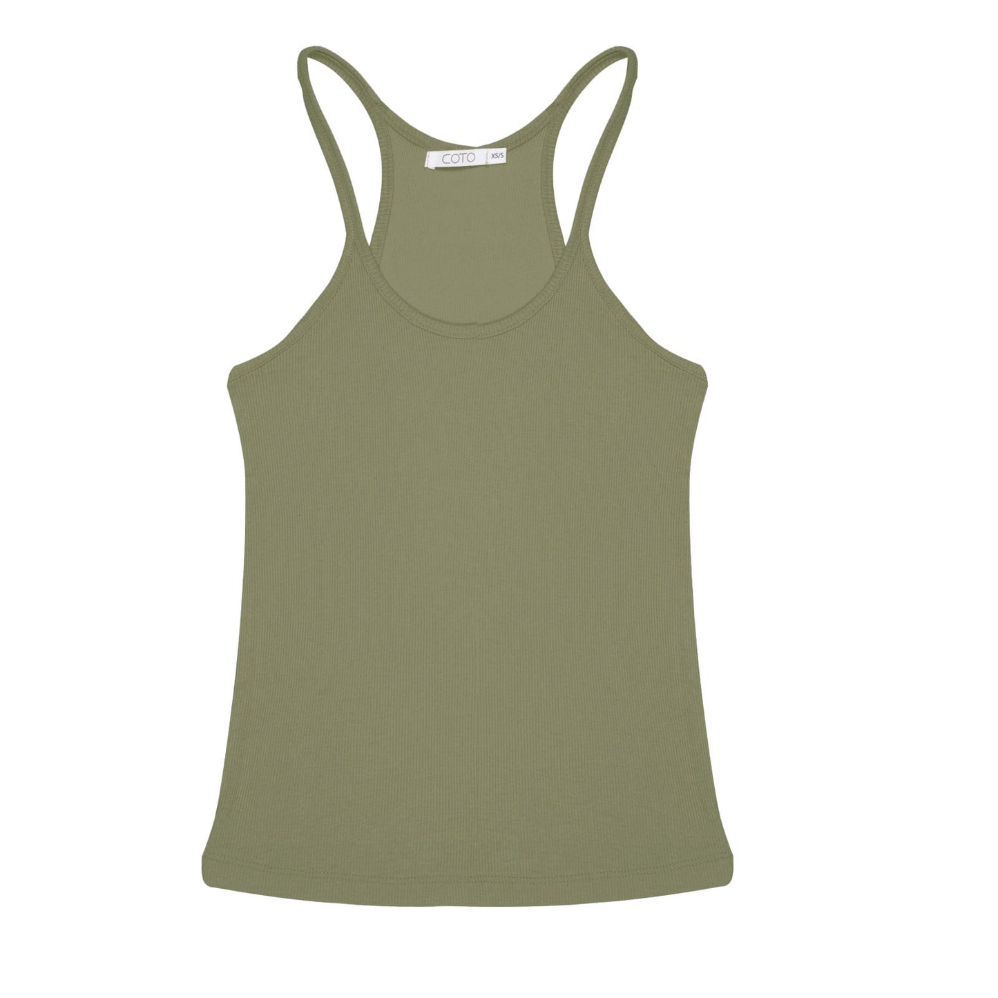 TANK RIB 005 OLIVE GREEN