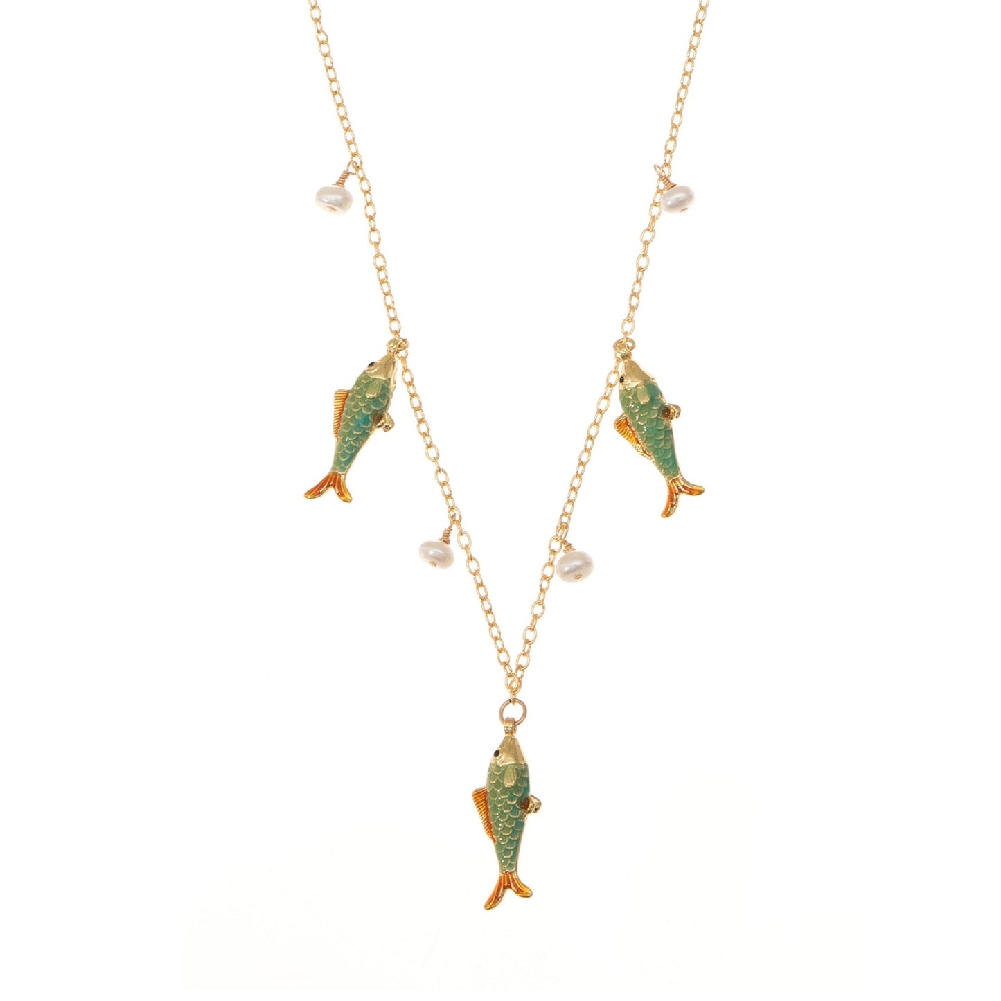 ISLAND TIDE FISH NECKLACE