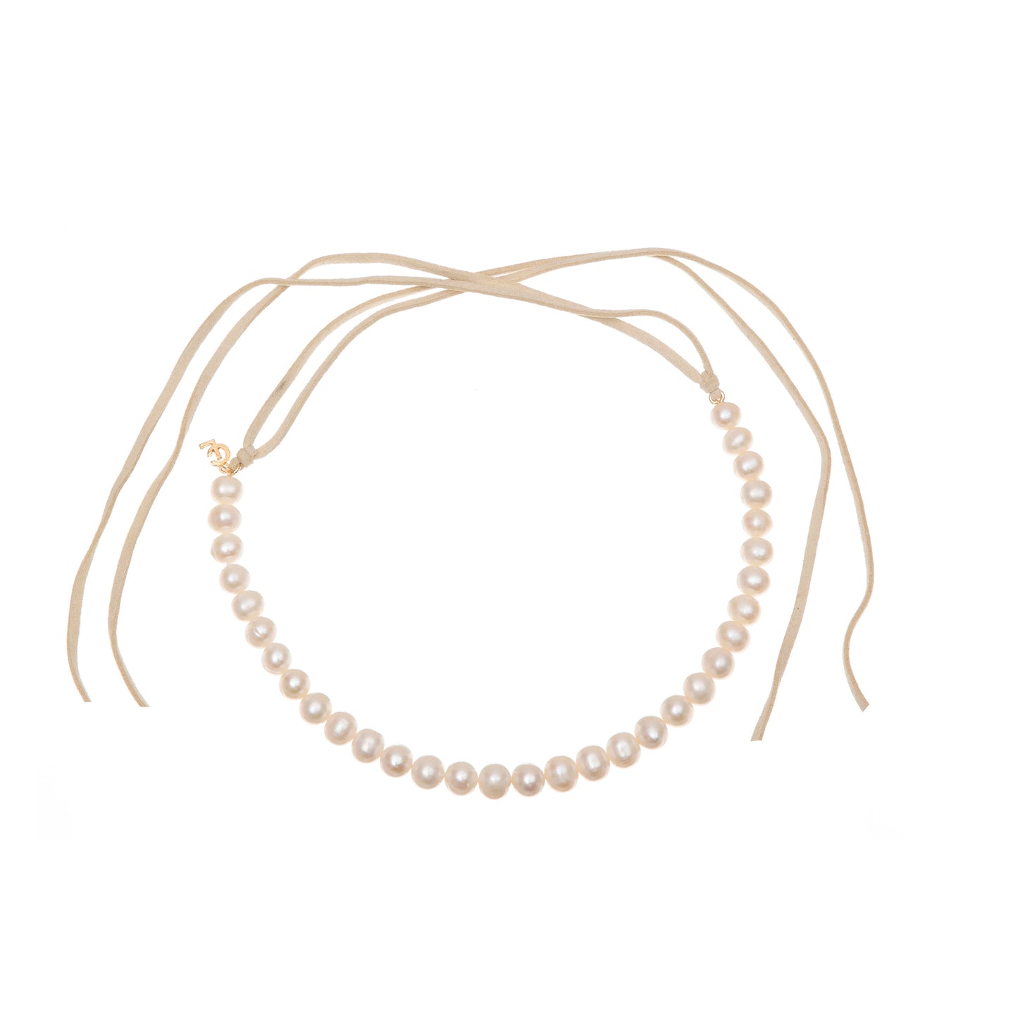 BEIGE CHOKER NECKLACE