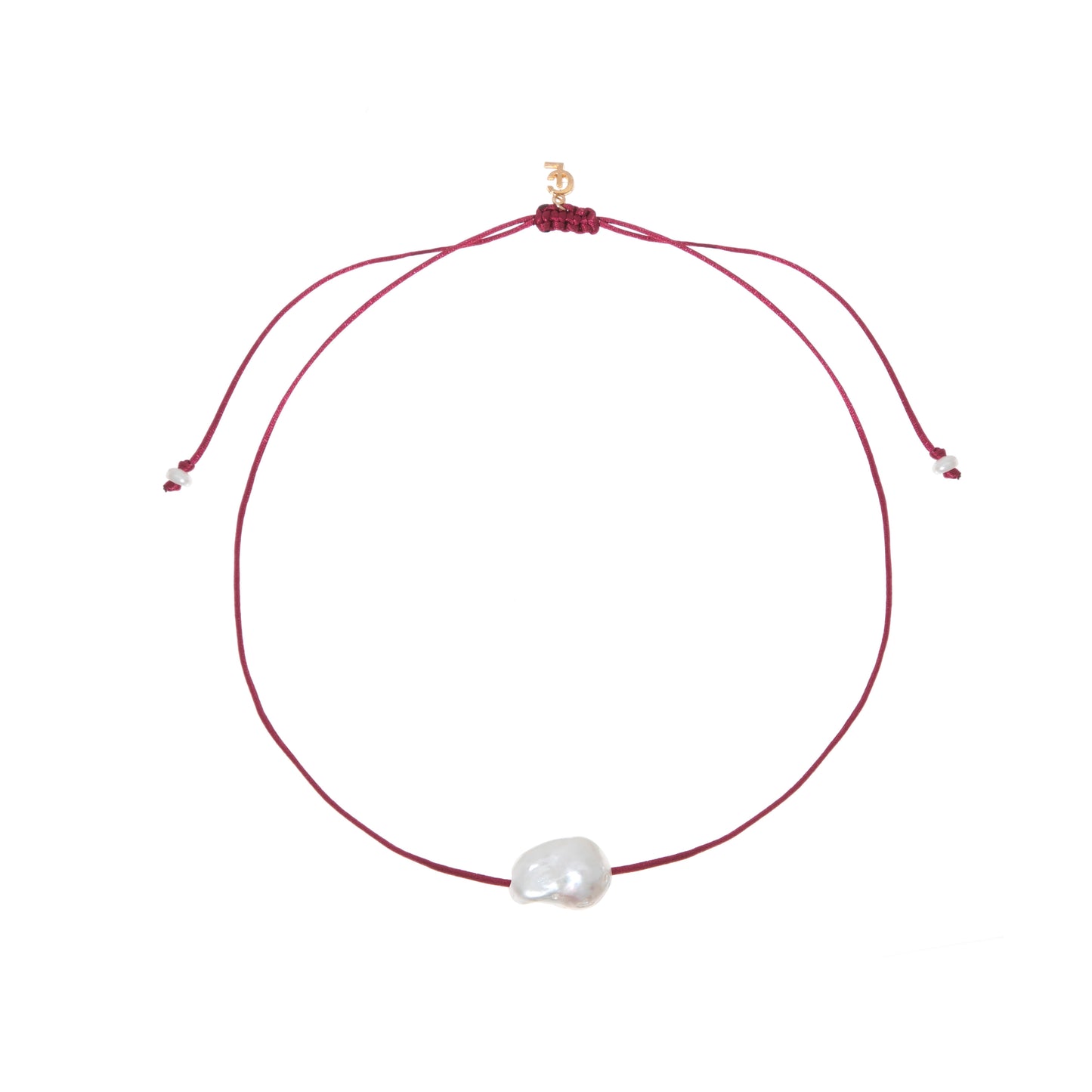 MAROON NIKKI NECKLACE