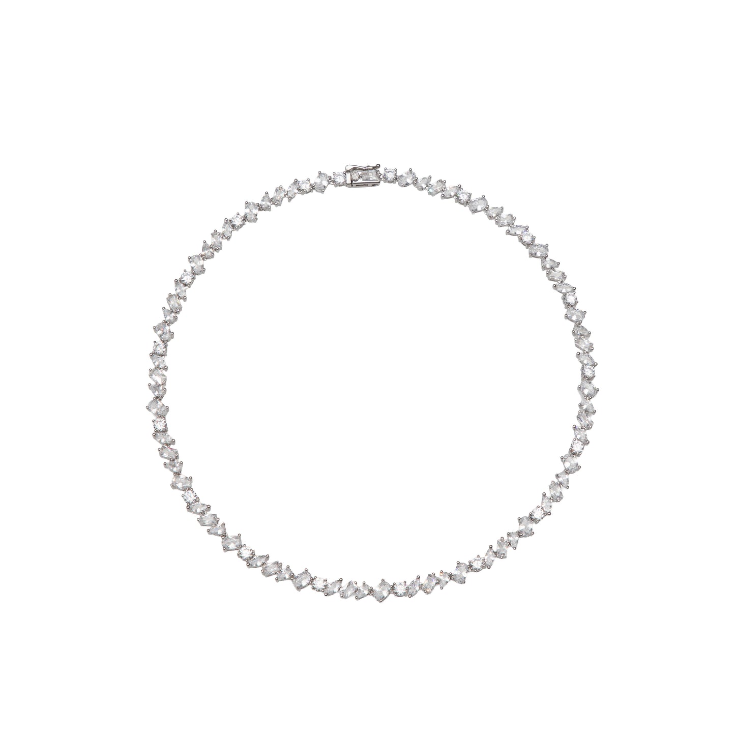 MIXED TENNIS NECKLACE