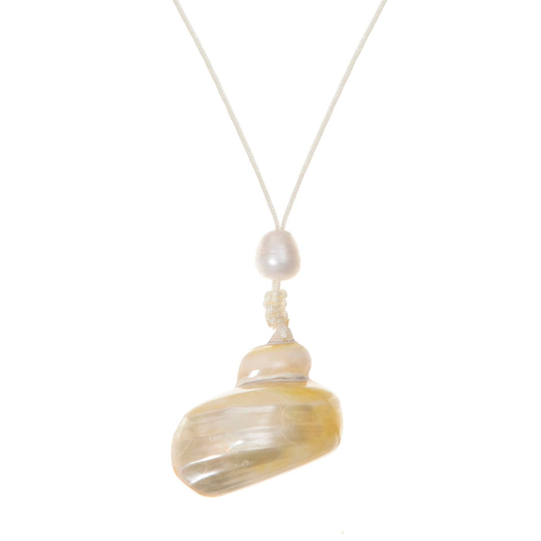 WILD SHELL NECKLACE WHITE