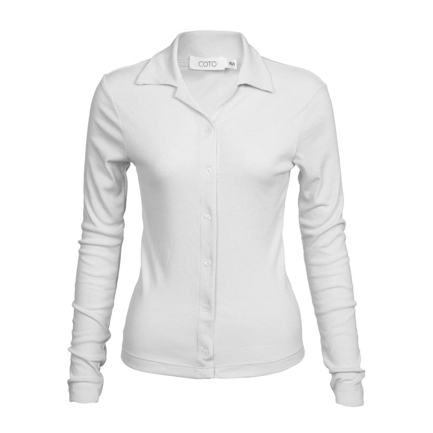 LIGHT BUTTON UP SHIRT 039 WHITE