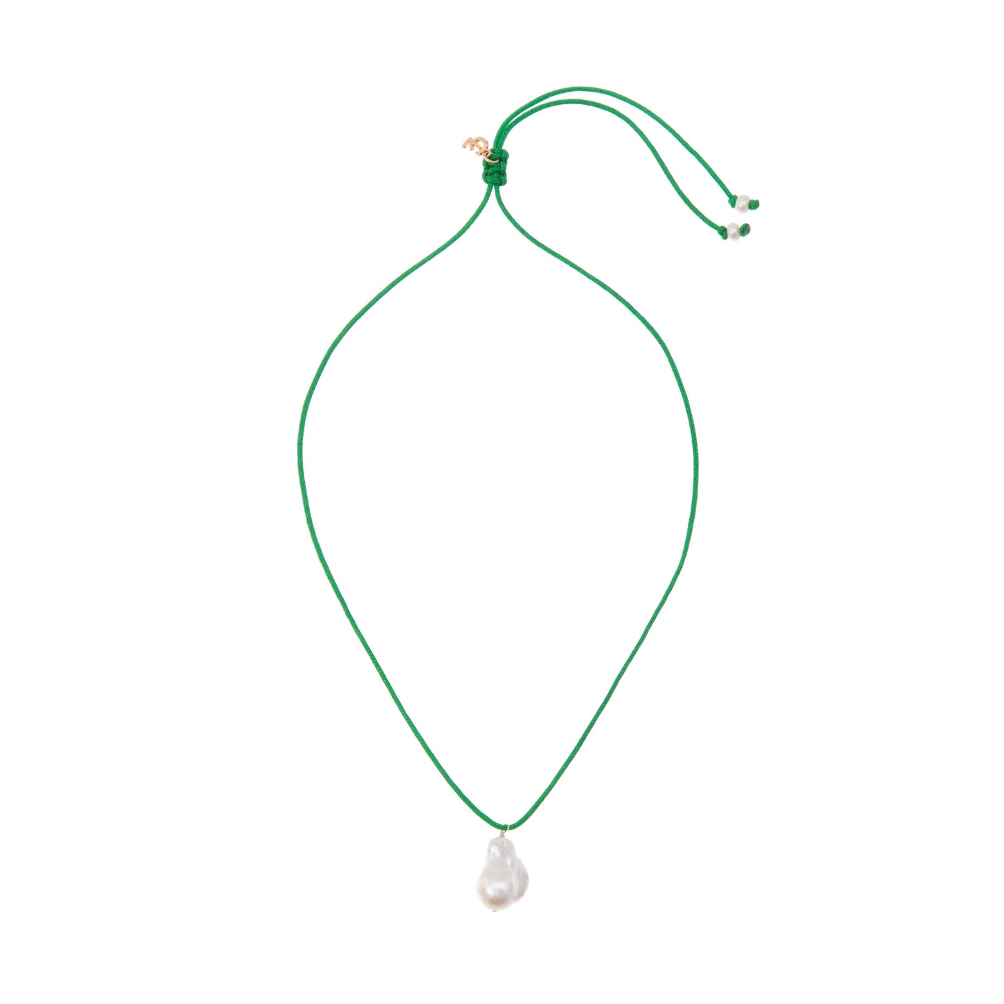 GREEN RAIN AQUA PEARL NECKLACE