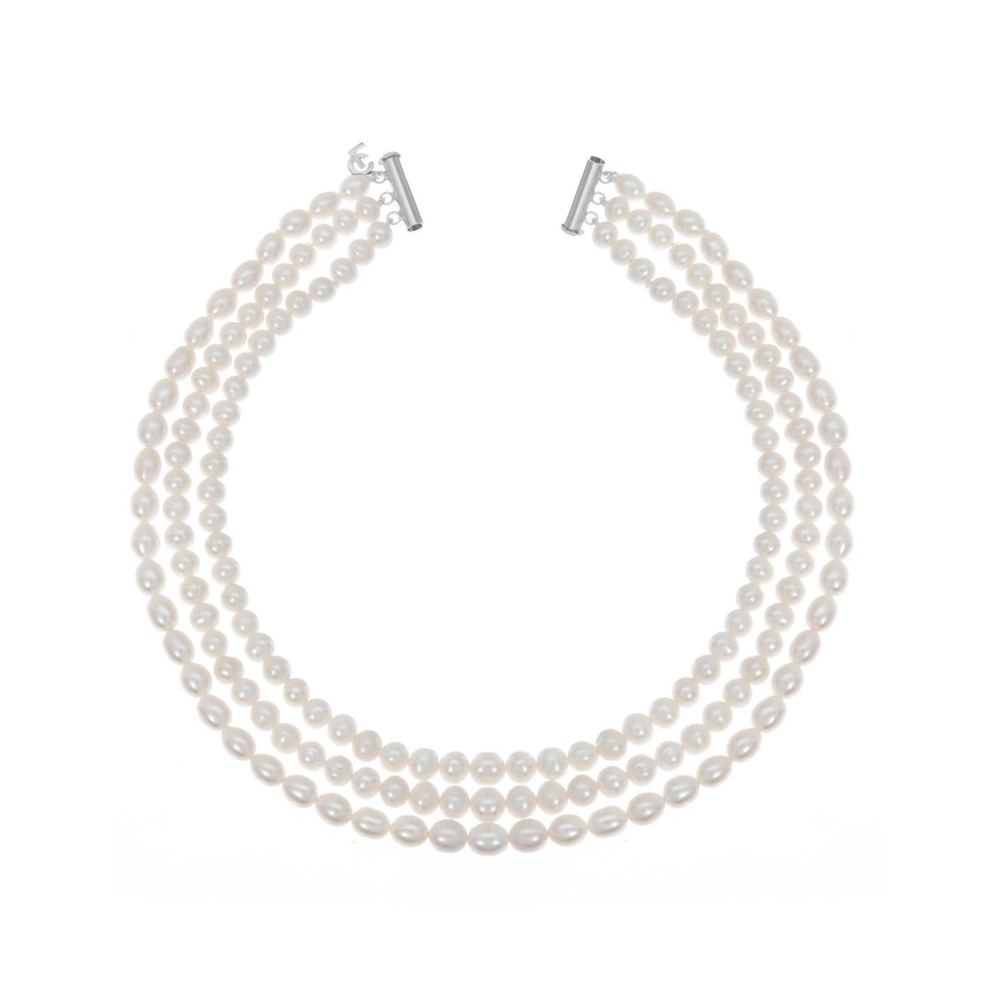 TRIPLE WHITE NECKLACE 4