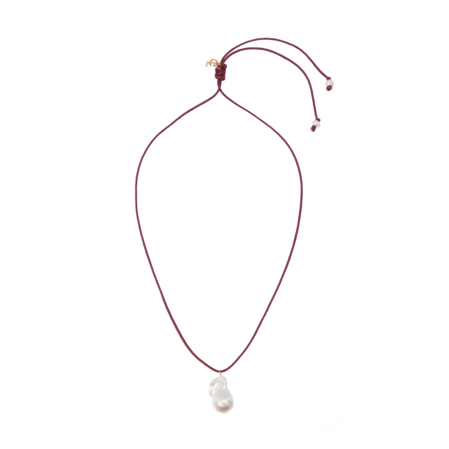 WINE RAIN AQUA PEARL NECKLACE