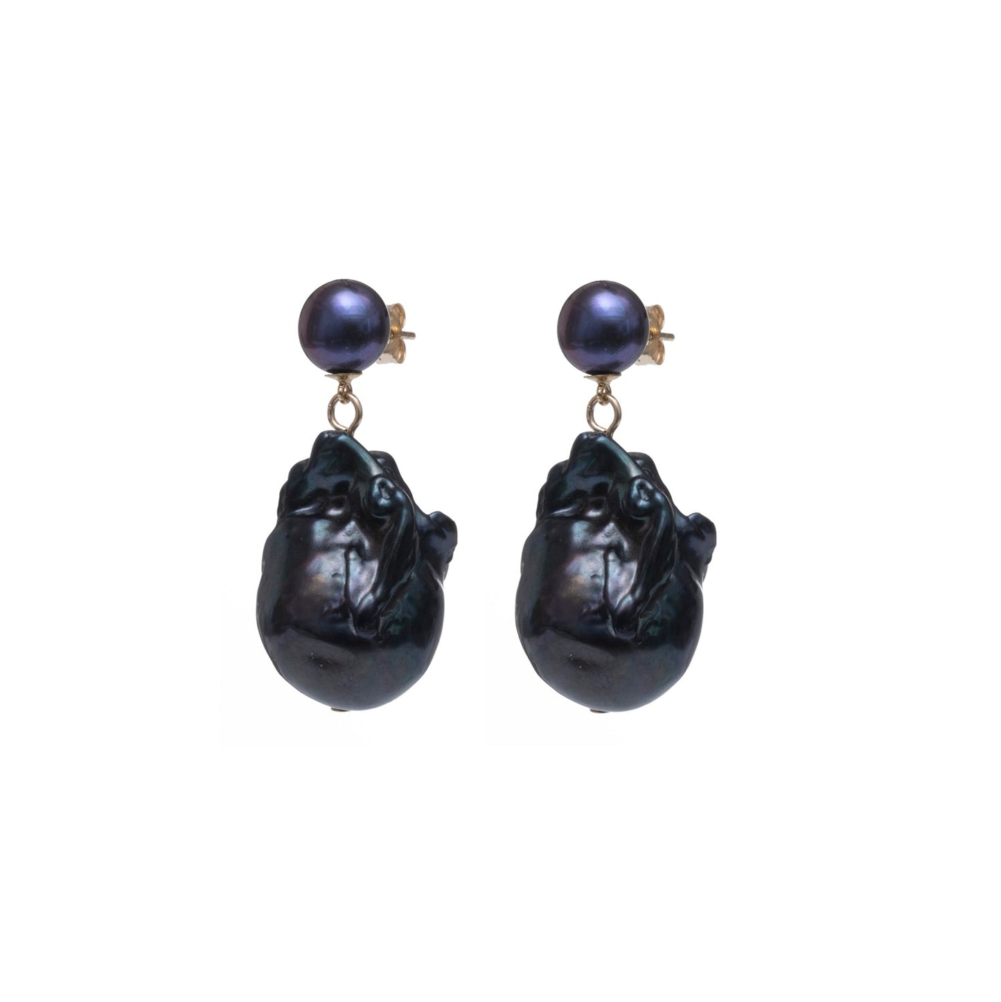 BLACK NUNA EARRINGS