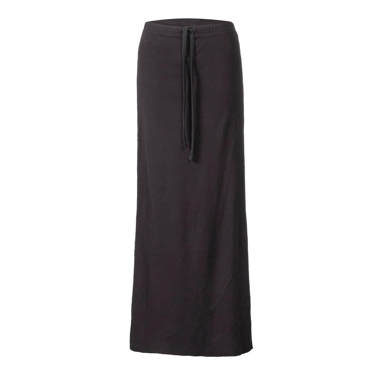 SLIM COTTON SKIRT 020 BLACK