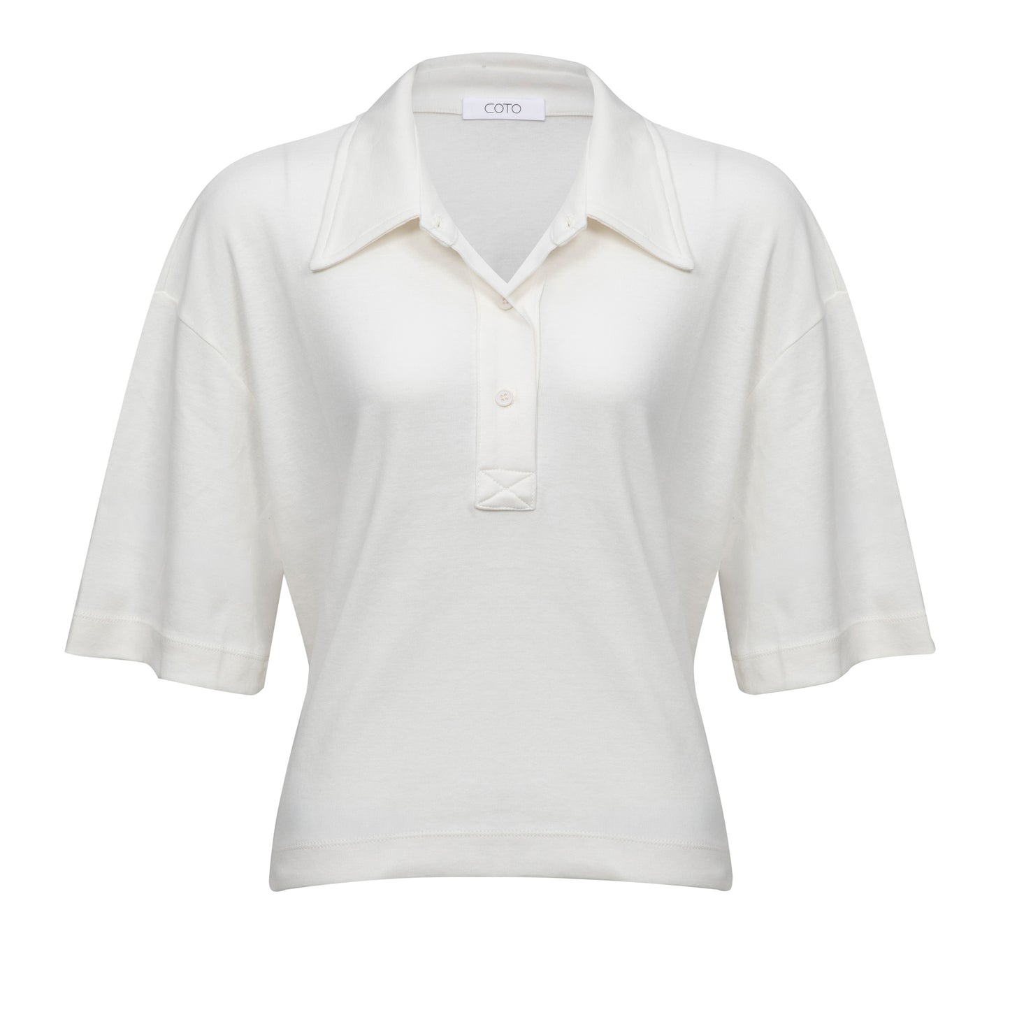 OVERSIZED POLO 020 WHITE