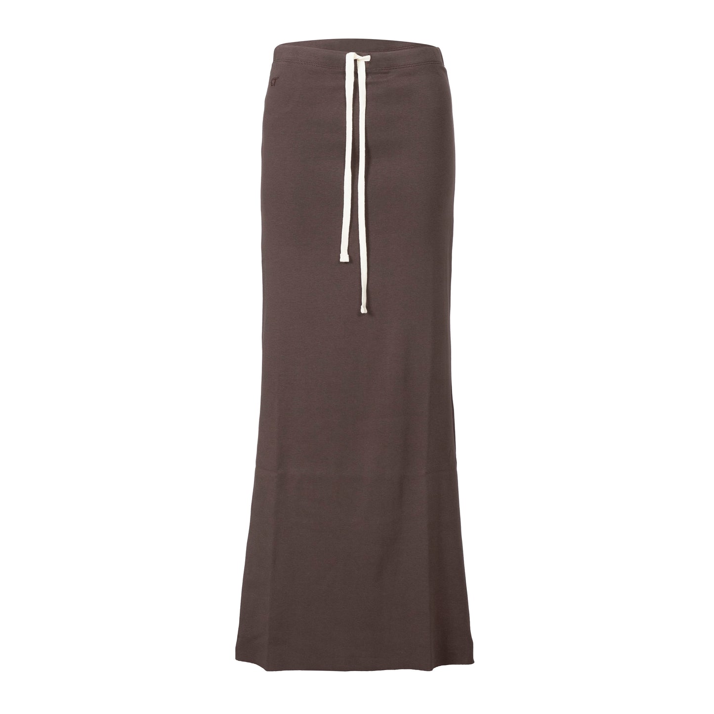 SLIM COTTON SKIRT 020 COCOA