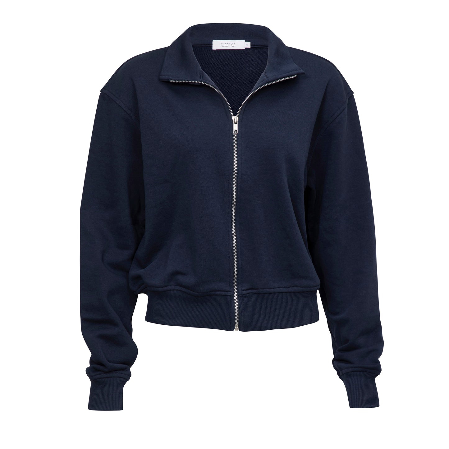 ZIP POLO SWEATSHIRT 050 NAVY - PRE ORDER