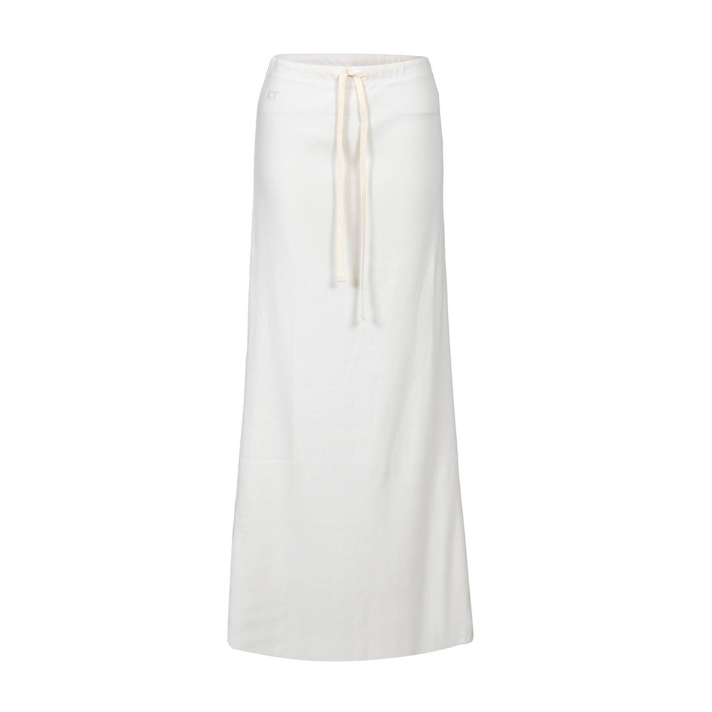 SLIM COTTON SKIRT 020 WHITE