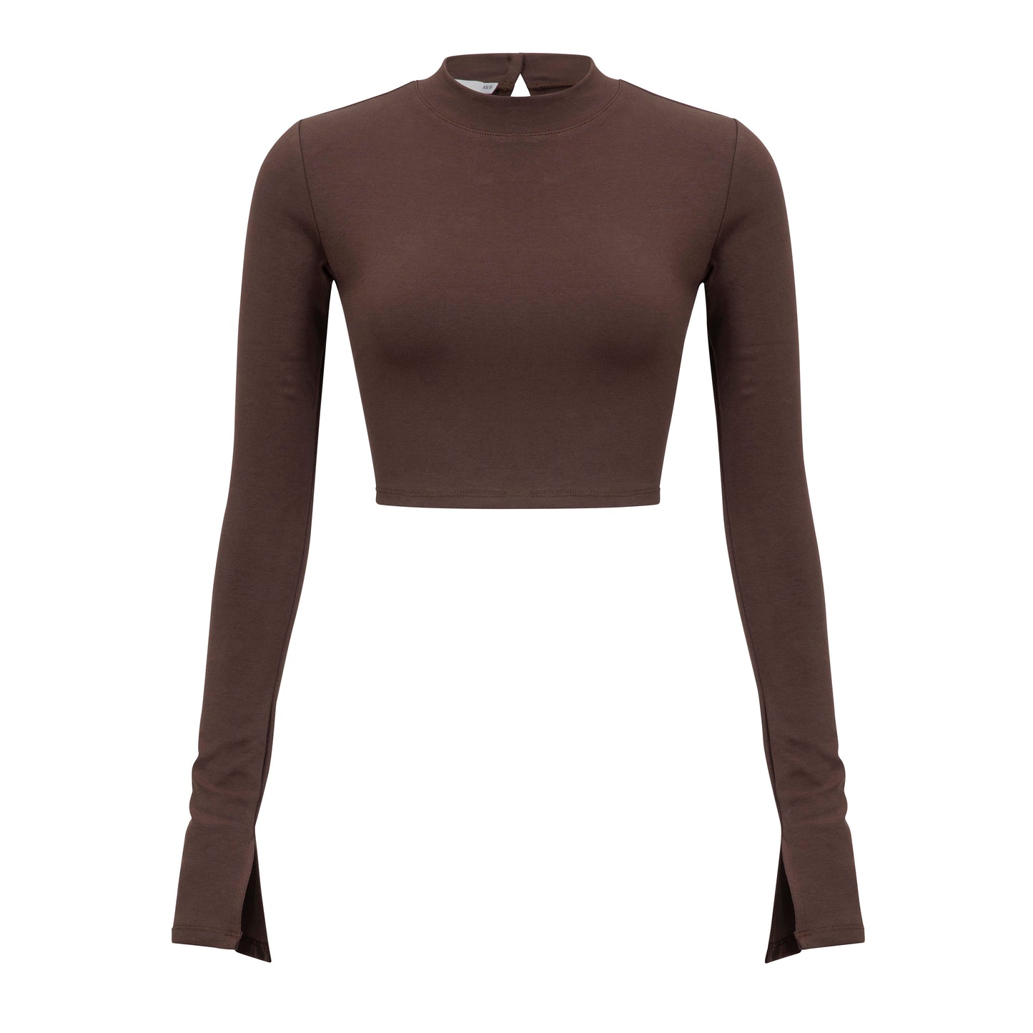 SOFT MOCK NECK LONG SLEEVE 052 COCOA