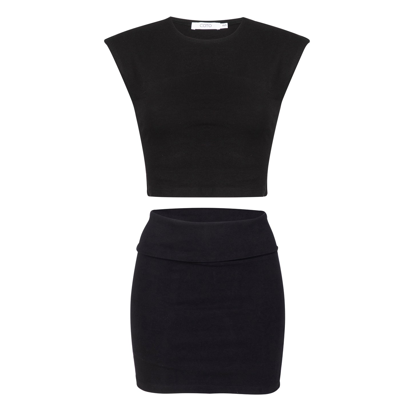 SOFT MINI SKIRT 041 BLACK