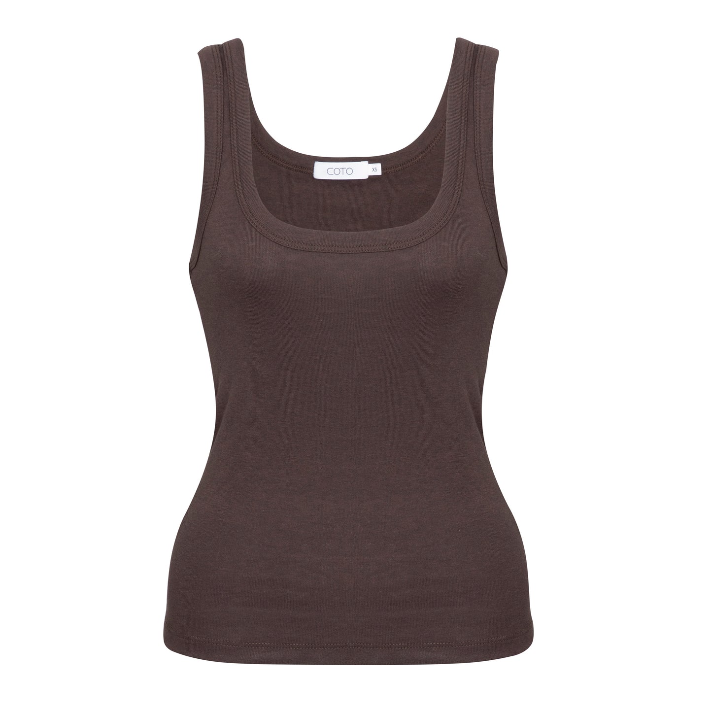 SQUARE TANK TOP 001 COCOA