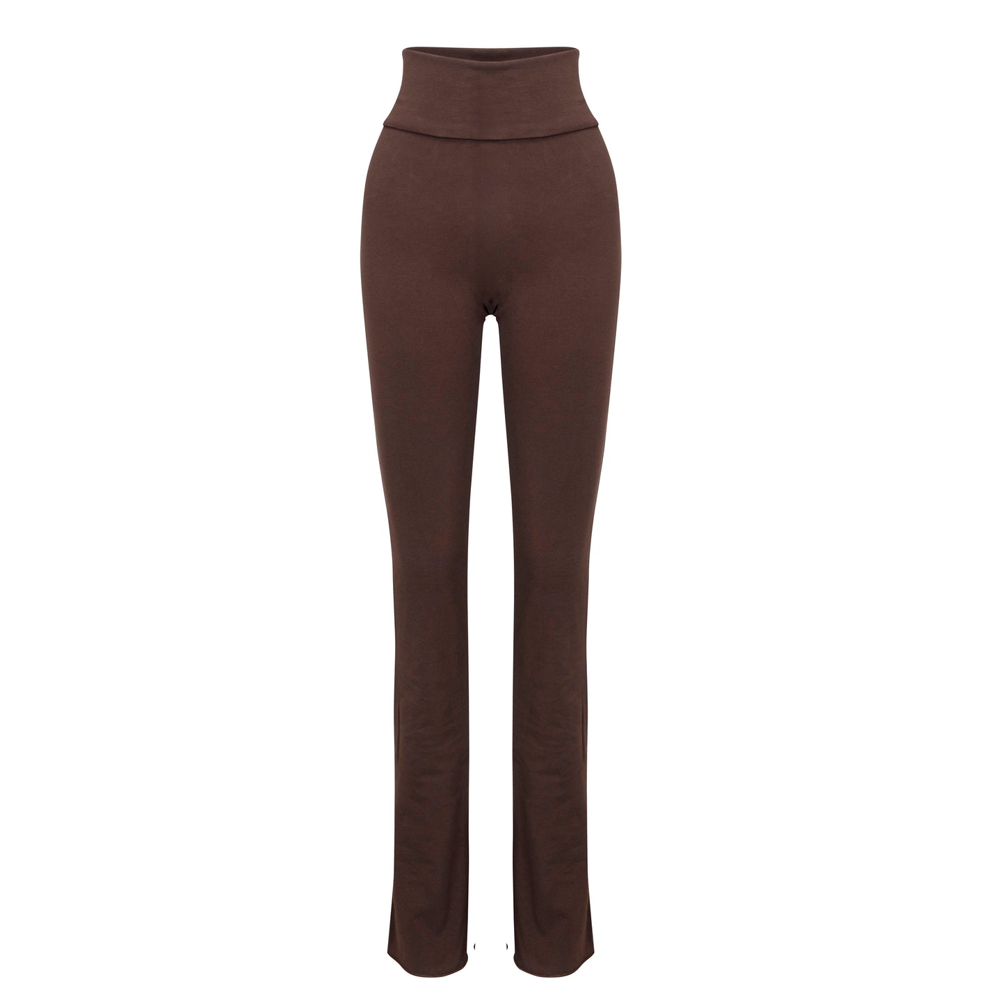 SOFT FLARED PANTS 031 COCOA