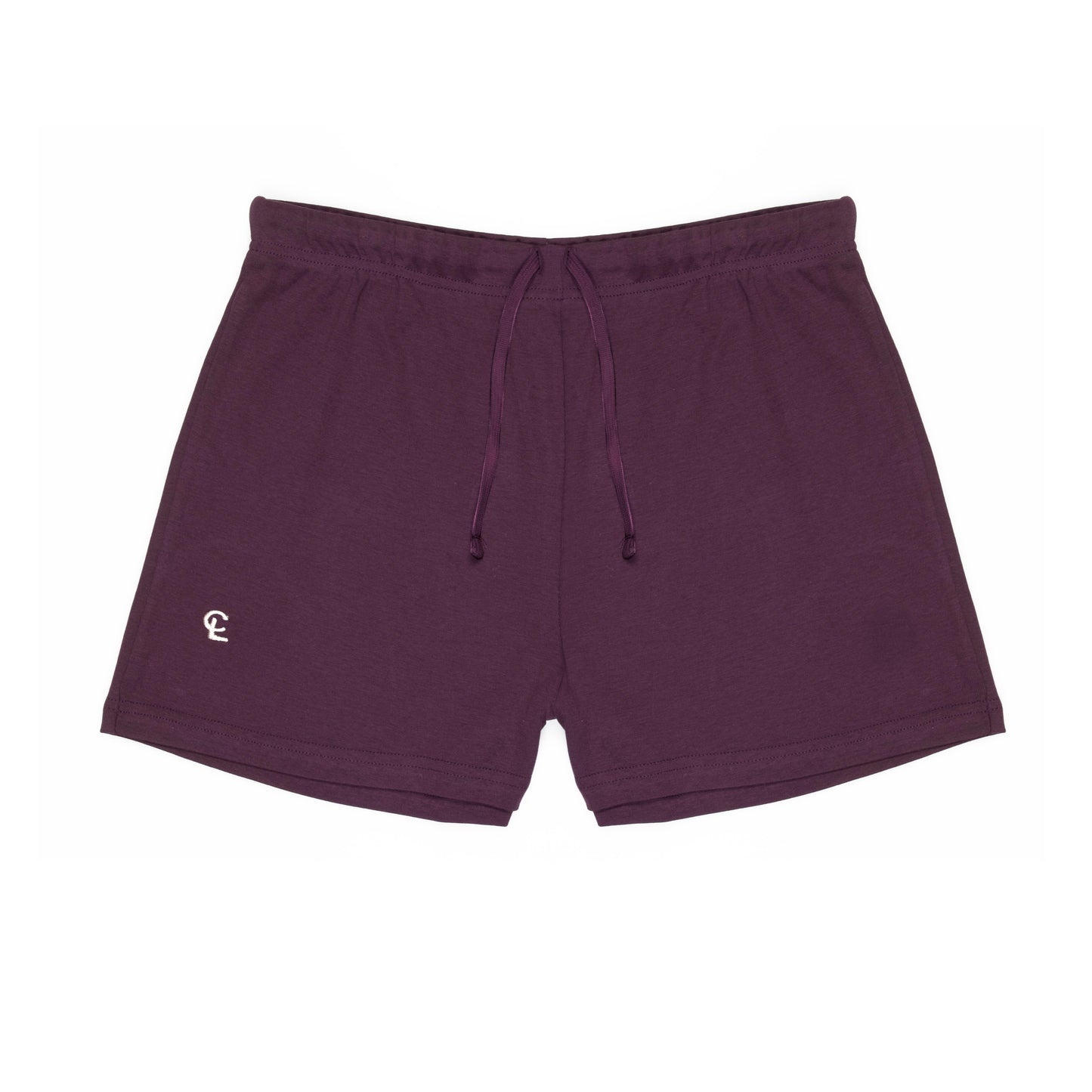 WINE COTTON SHORTS