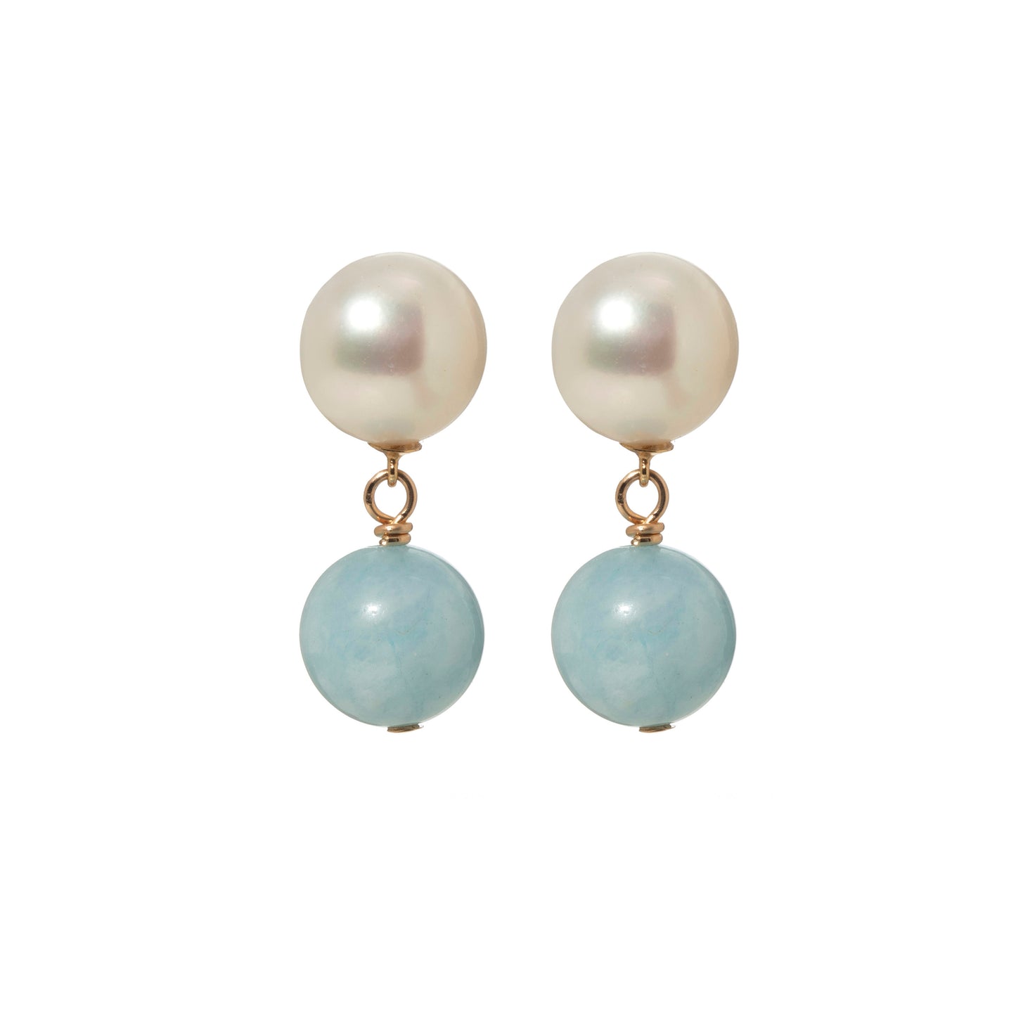 LIGHT BLUE GILI EARRINGS