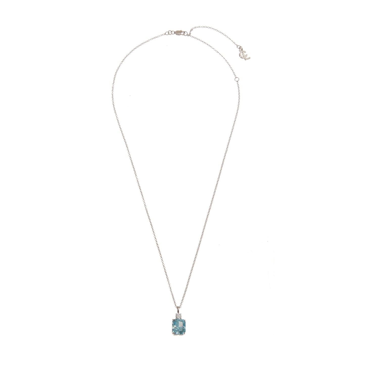 AQUAMARINE CRYSTALLINE NECKLACE