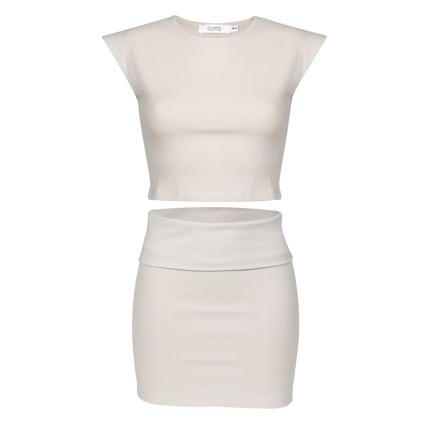 SOFT MINI SKIRT 041 STONE