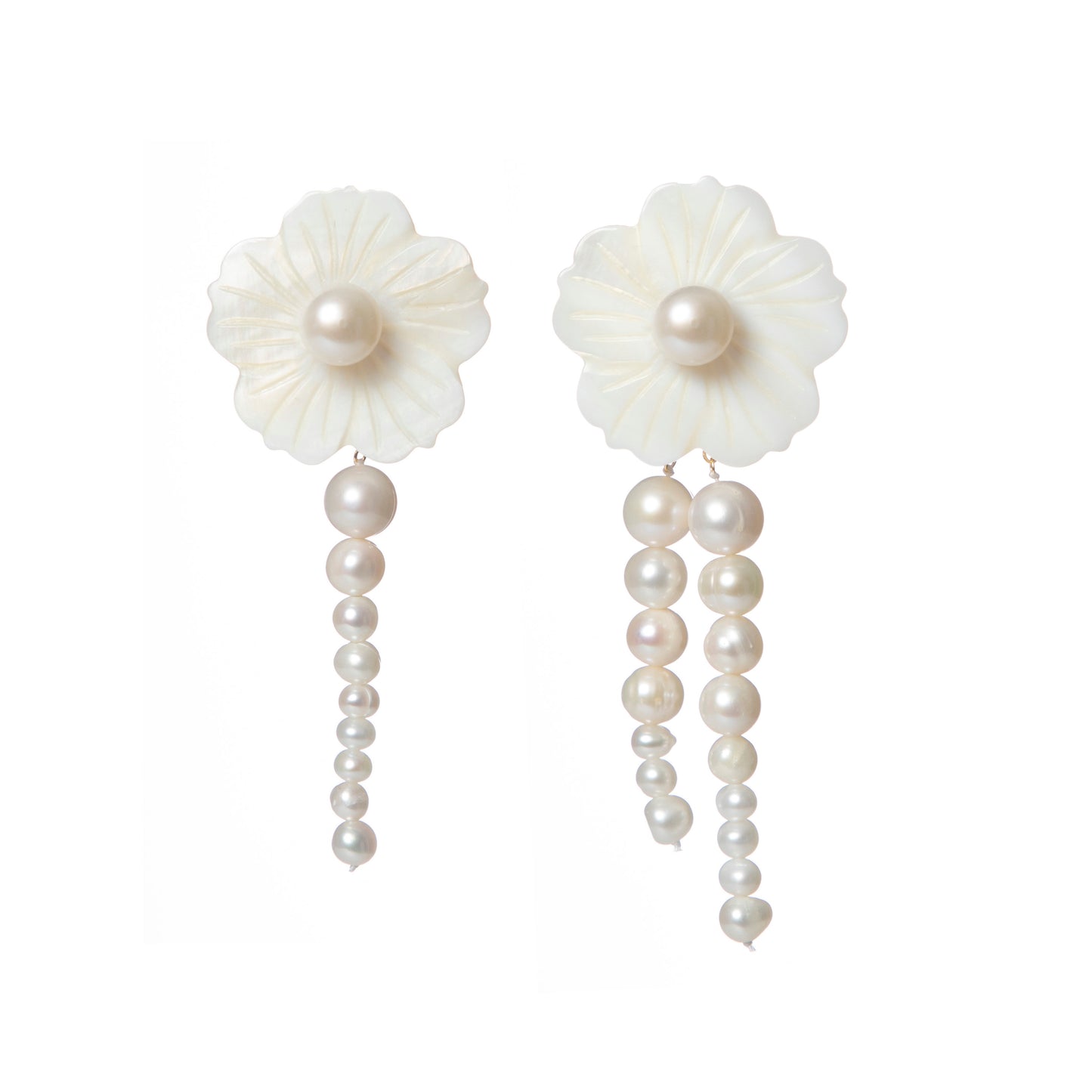 LONG FLORA EARRINGS