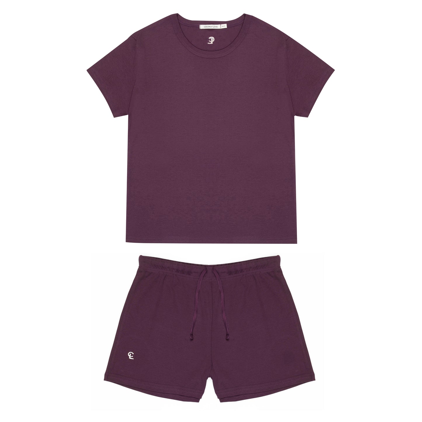 WINE COTTON SHORTS