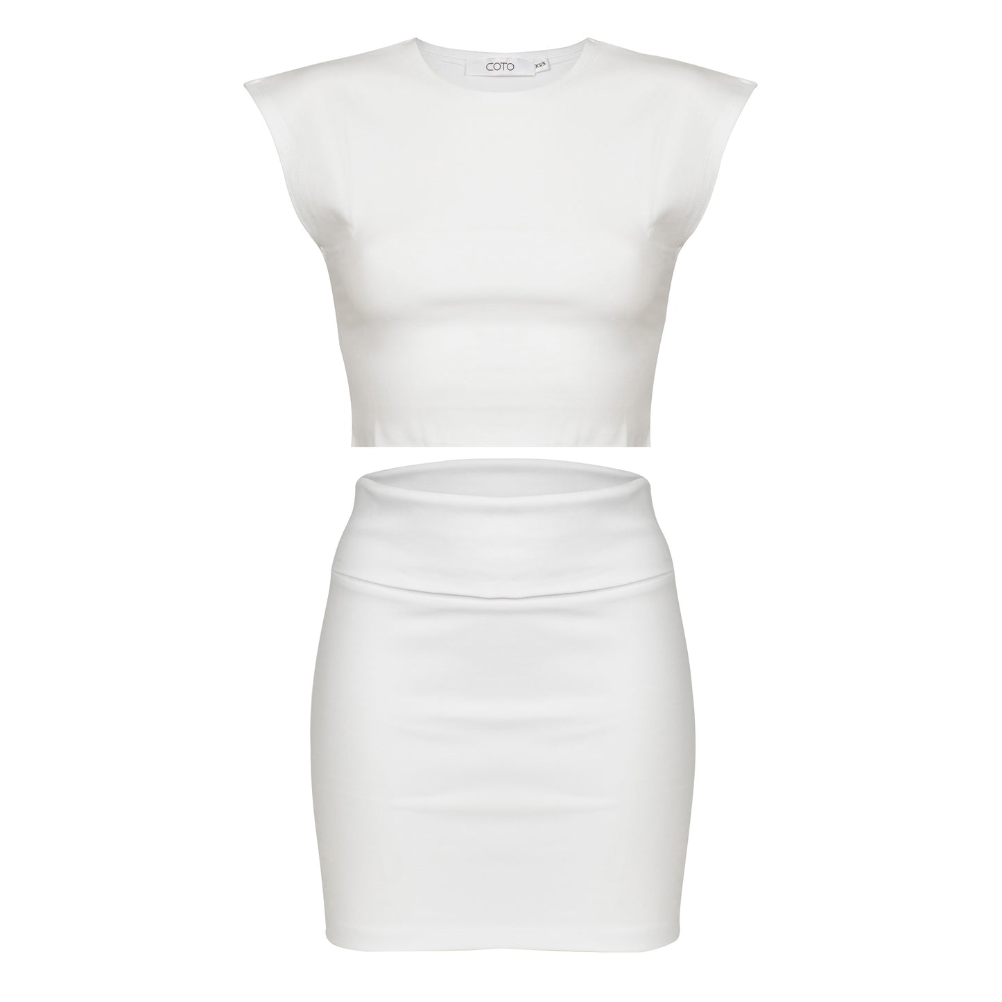 SOFT MINI SKIRT 041 WHITE