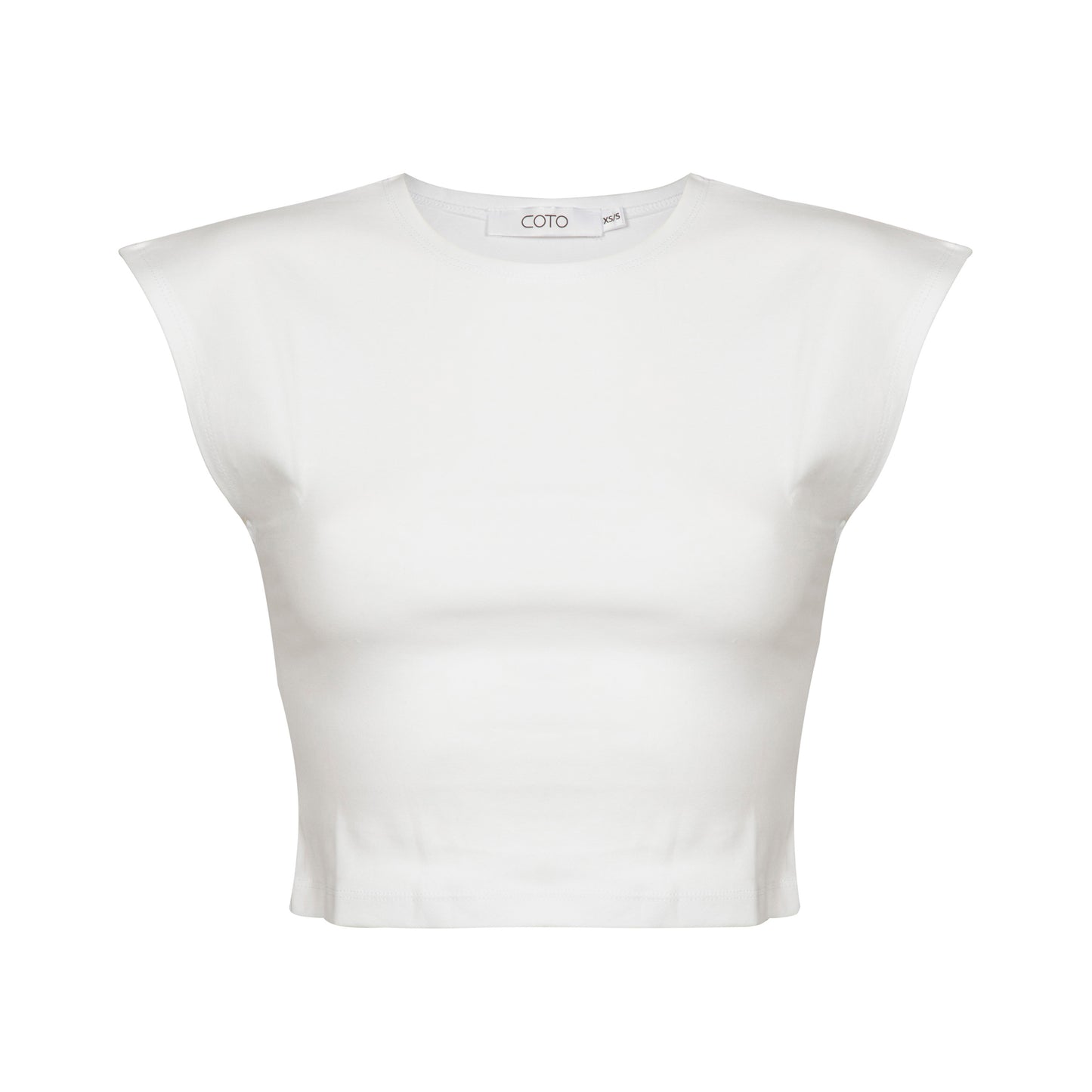 SOFT CROPPED TEE 042 WHITE