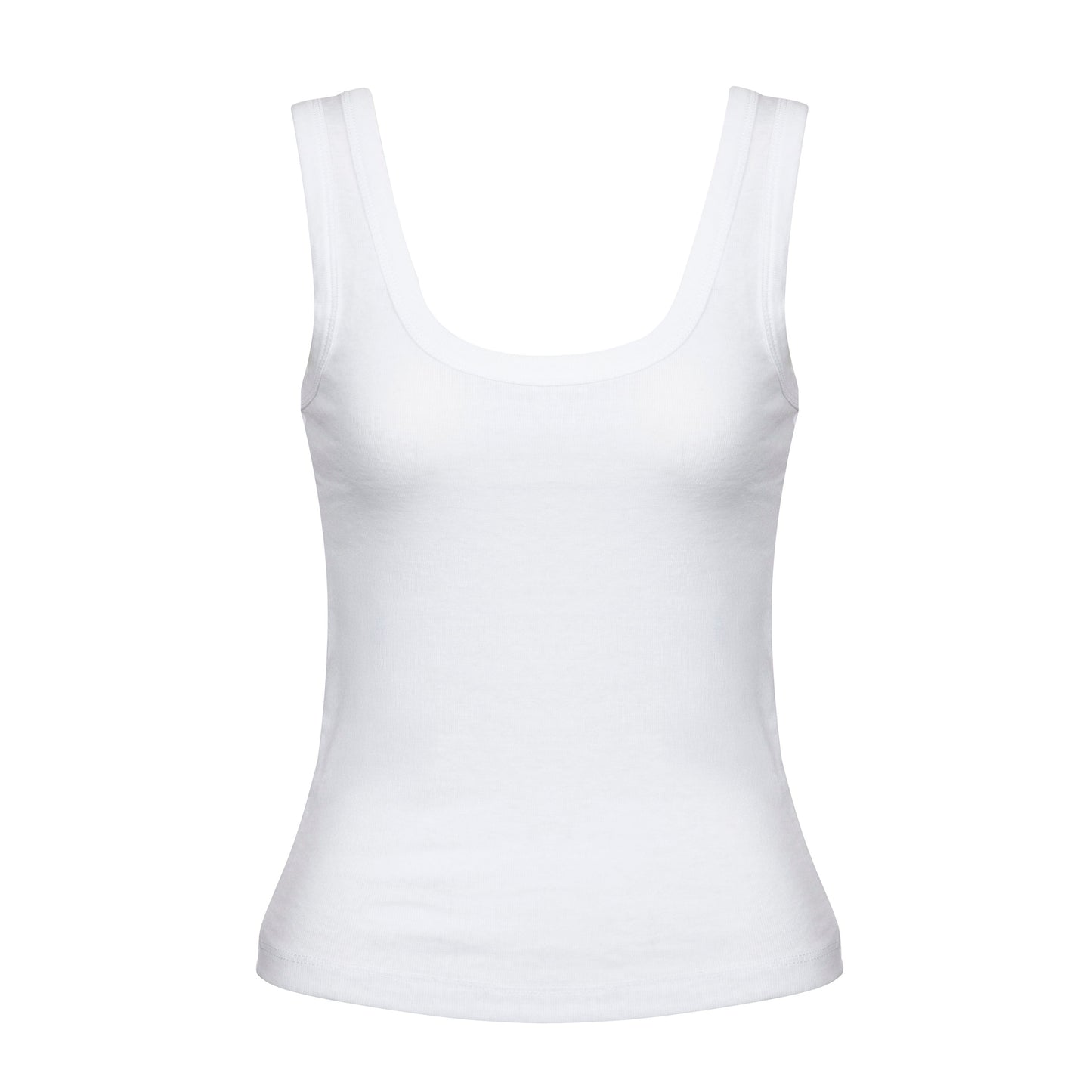 SQUARE TANK TOP 001 WHITE