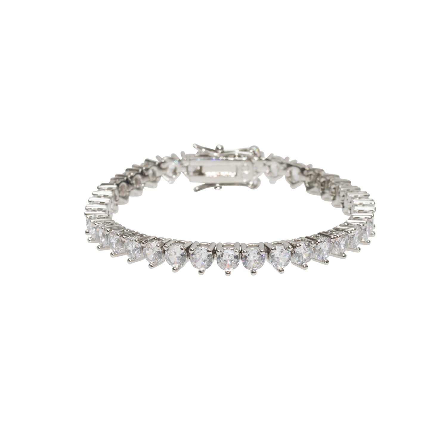 SILVER CLASSIC TENNIS BRACELETS