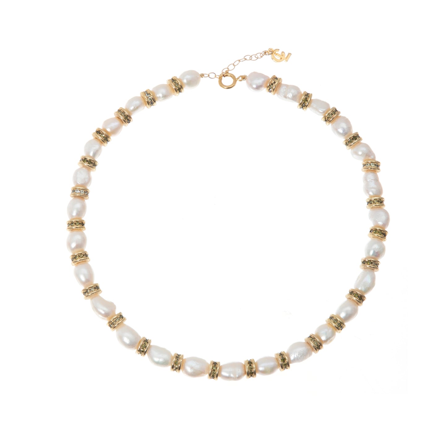 ELIZABETH KHAKI NECKLACE