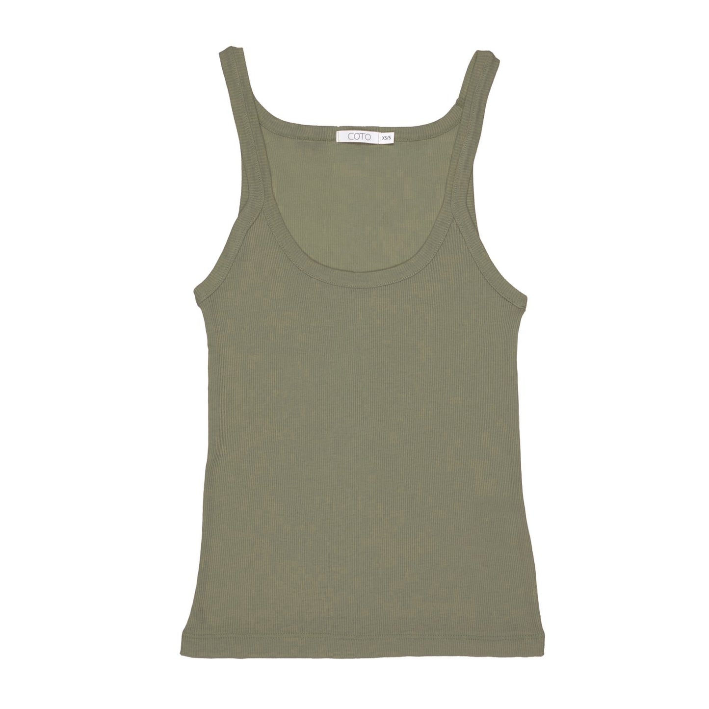 TANK RIB 002 OLIVE GREEN