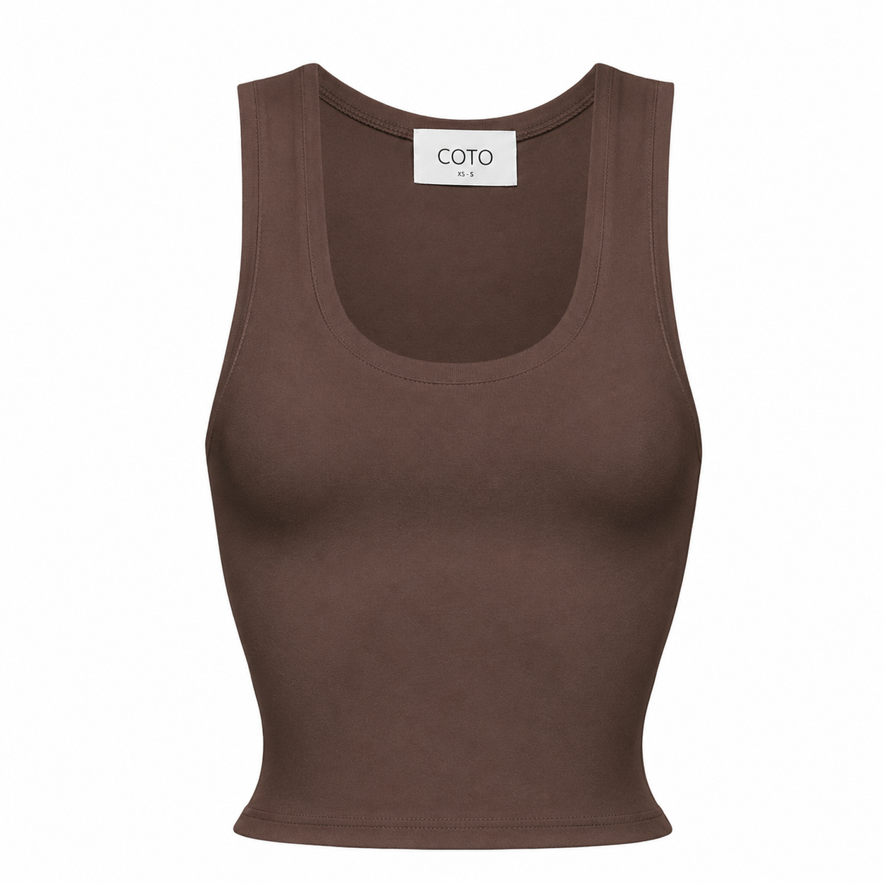 SOFT KIM TANK TOP 003 COCOA