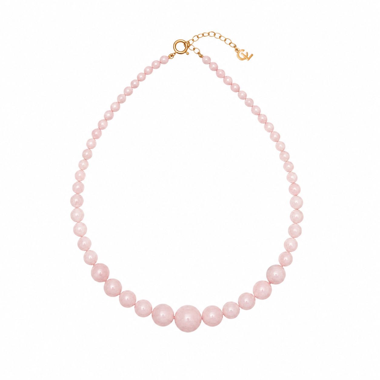 BABY PINK JADE KATE NECKLACE
