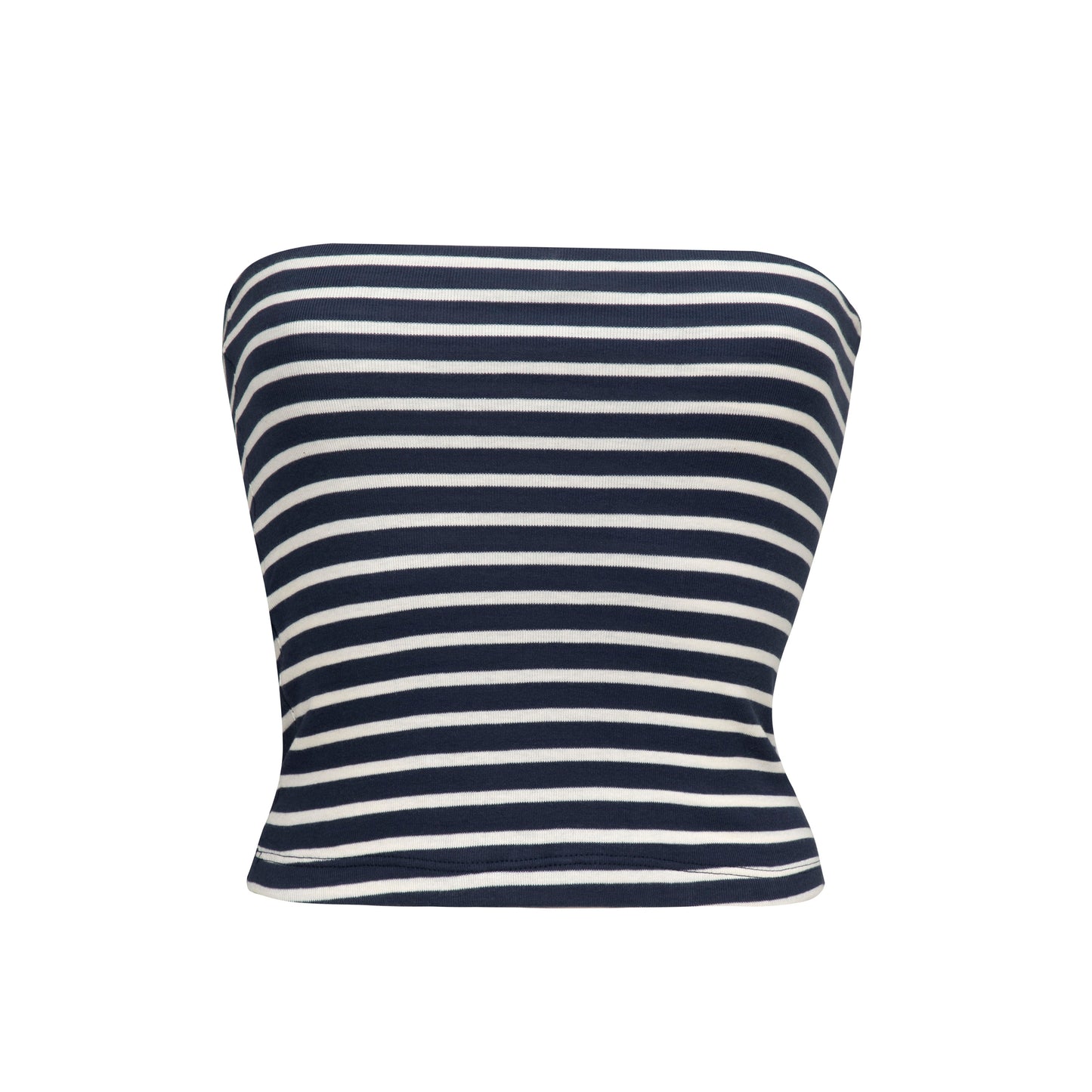 STRAPLESS TANK TOP 034 NAVY