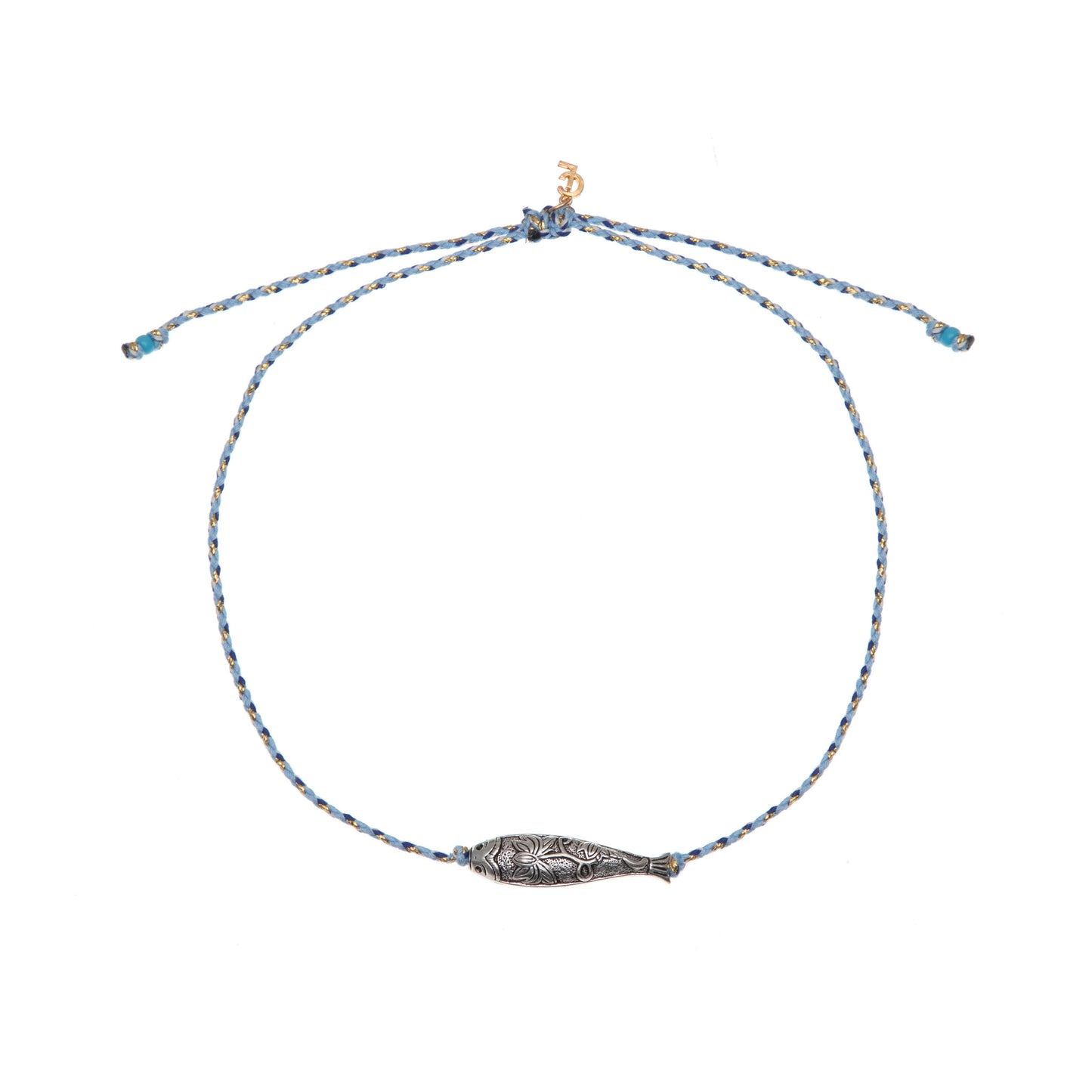 CHOKER FISH NECKLACE SILVER