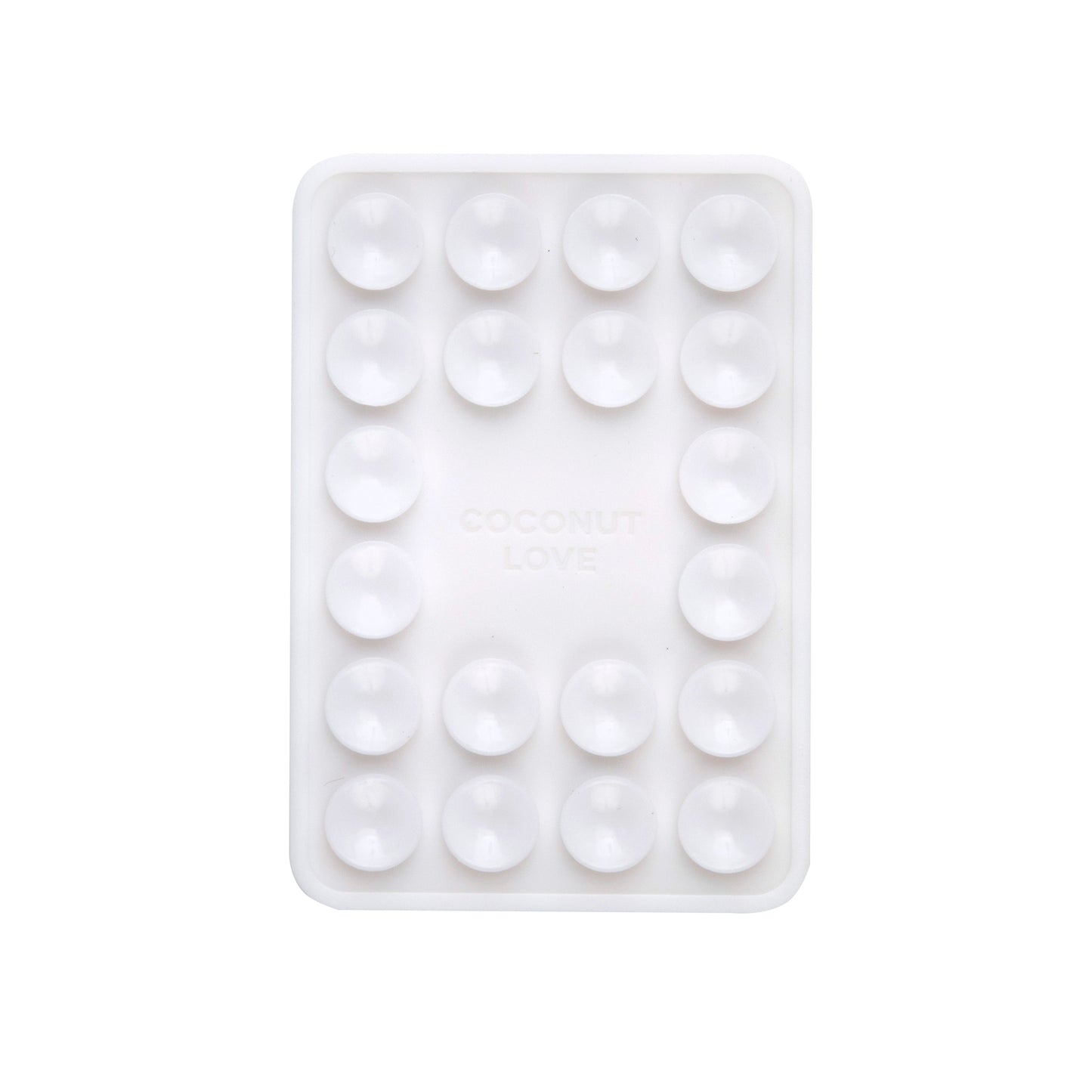 SILICONE PHONE HOLDER WHITE