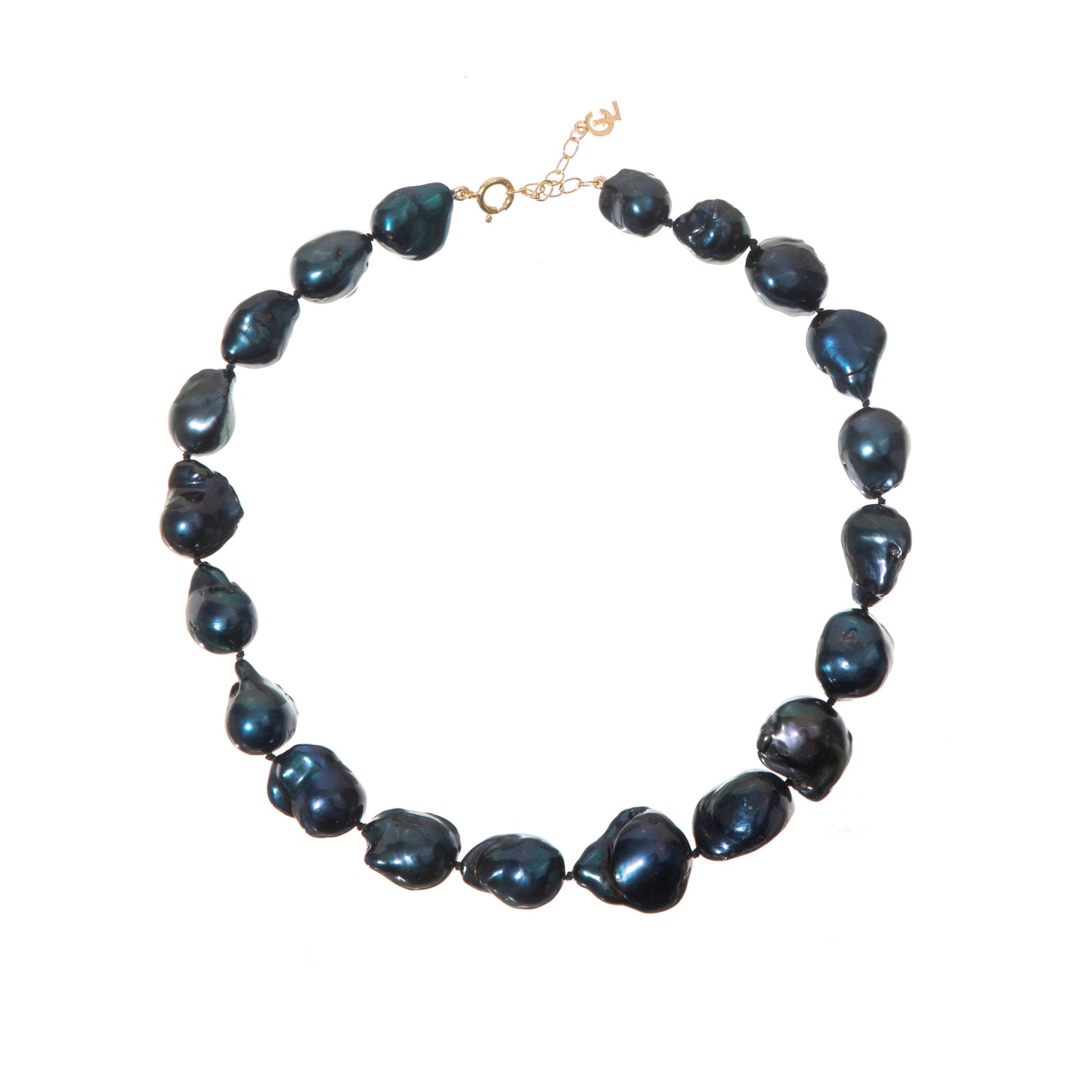 BLACK BAROQUE NECKLACE