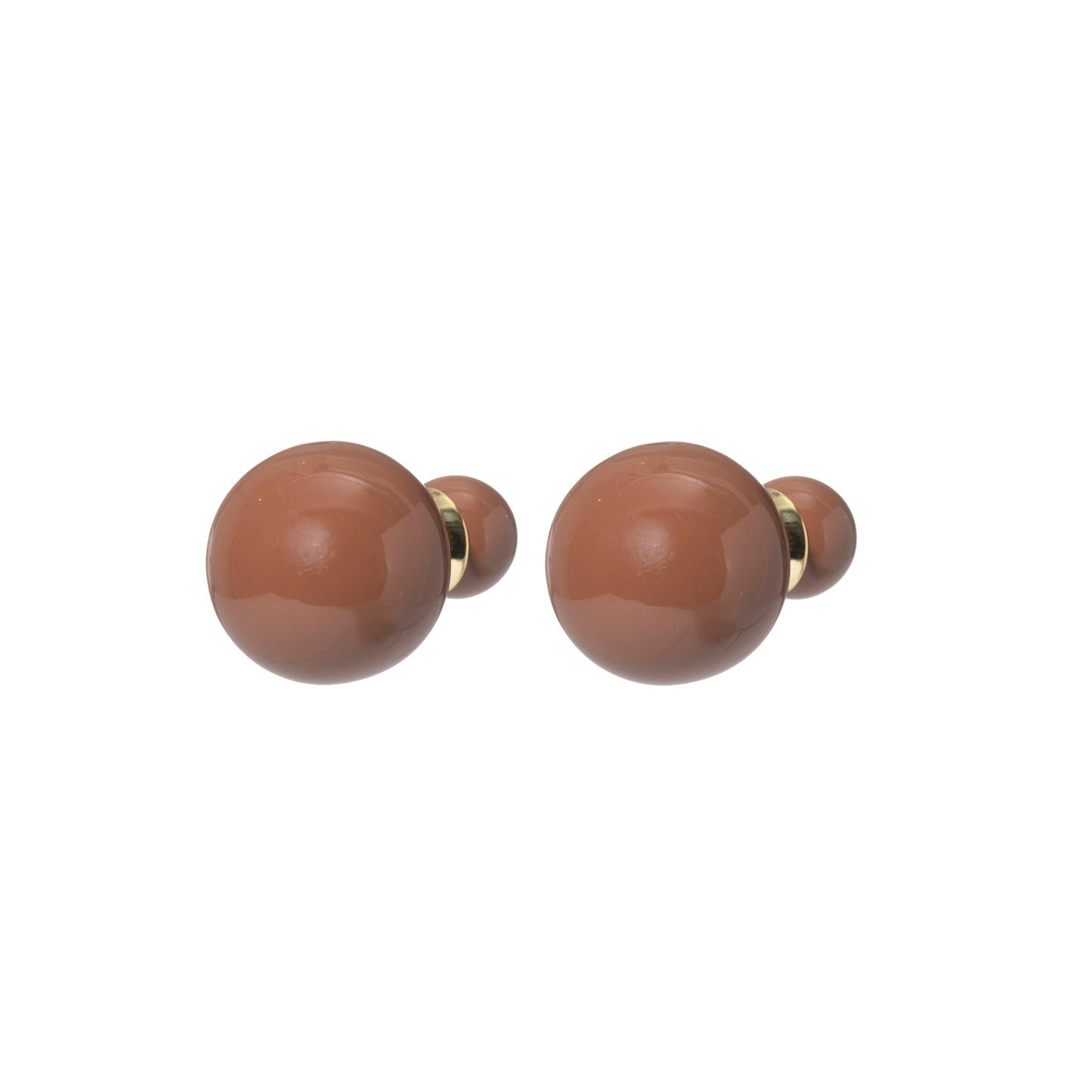 BROWN LOREN EARRINGS