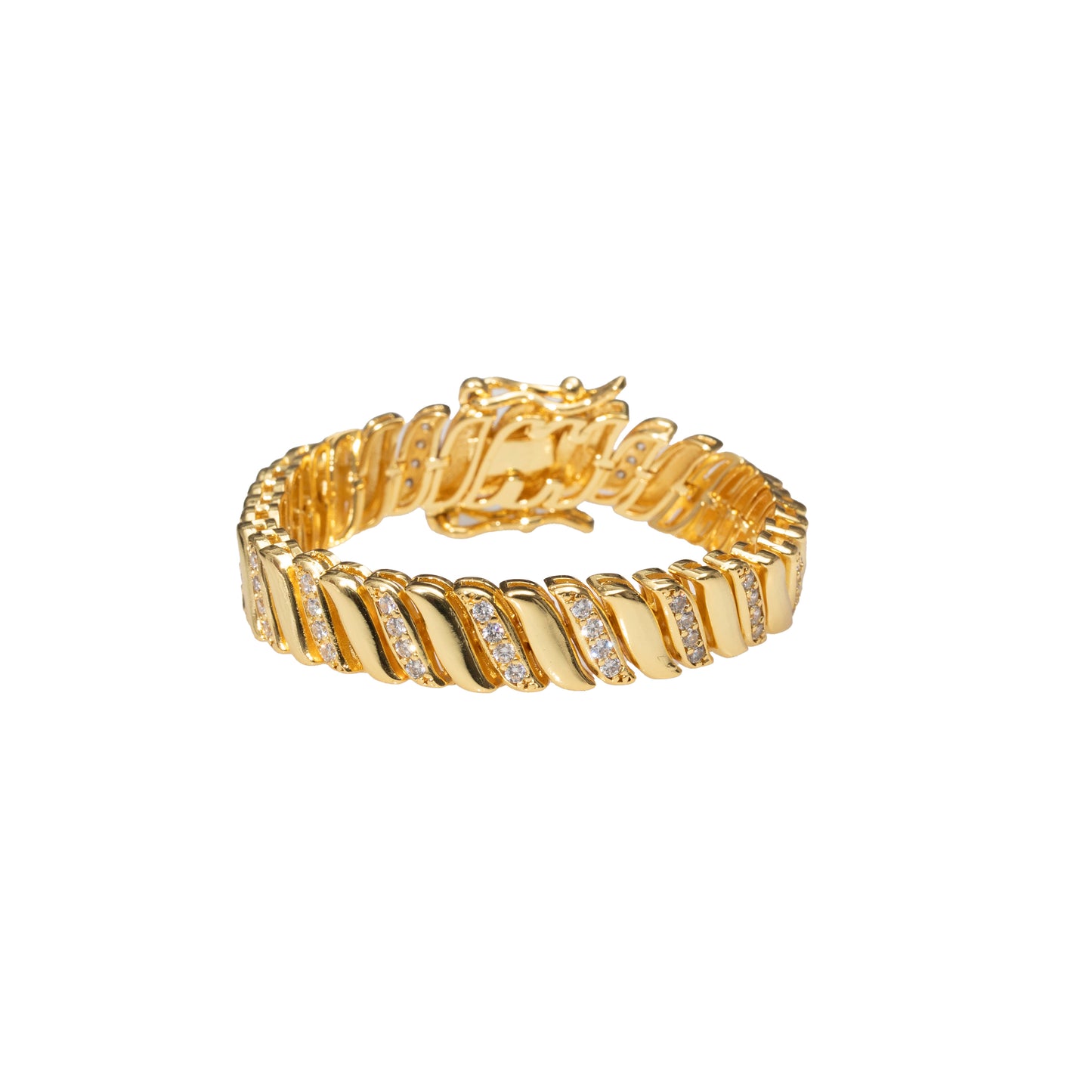 GOLD LINE TENNIS BRACELETS