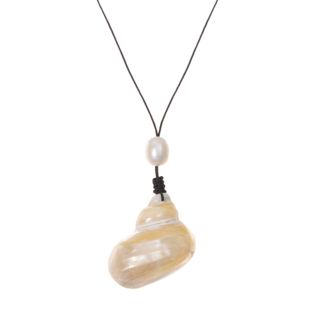 WILD SHELL NECKLACE BLACK