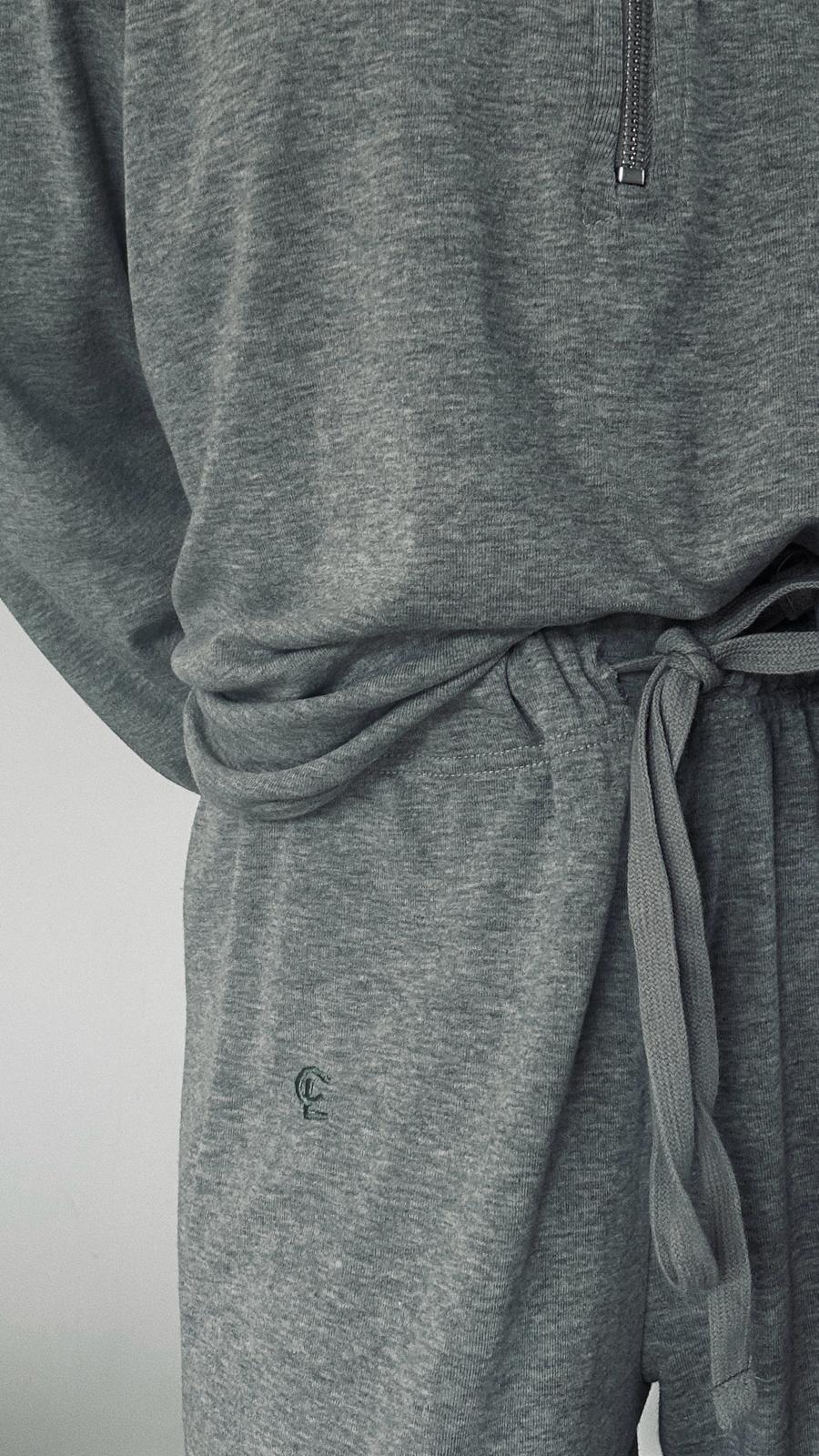 GREY LIGHT COTTON JOGGER