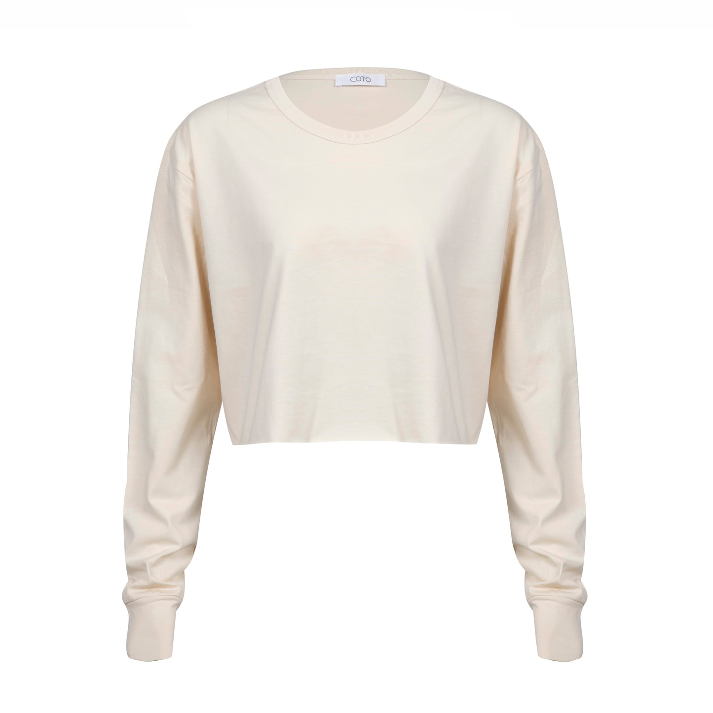 CROP TOP LONG SLEEVE 014 STONE