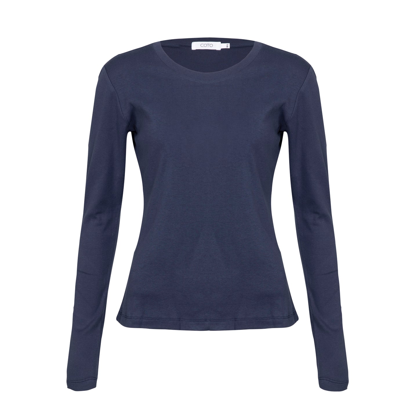 F-RIB LONG SLEEVE 015 BLUE