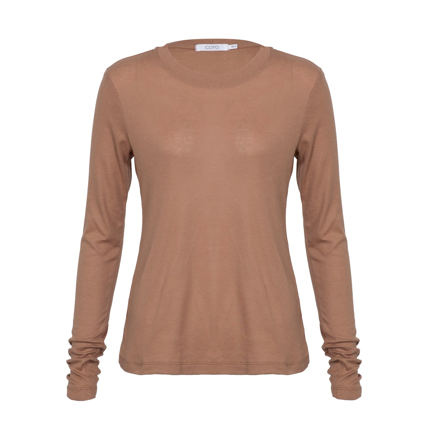 LIGHT T-SHIRT LONG SLEEVE 013 CAMEL